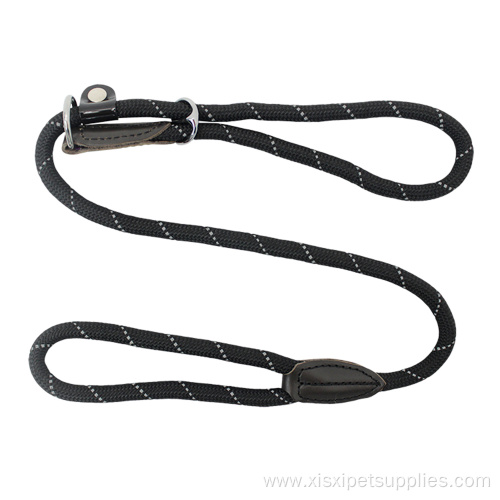 Nylon Rope Leather Connection Mountain Climbing Dog Leashes